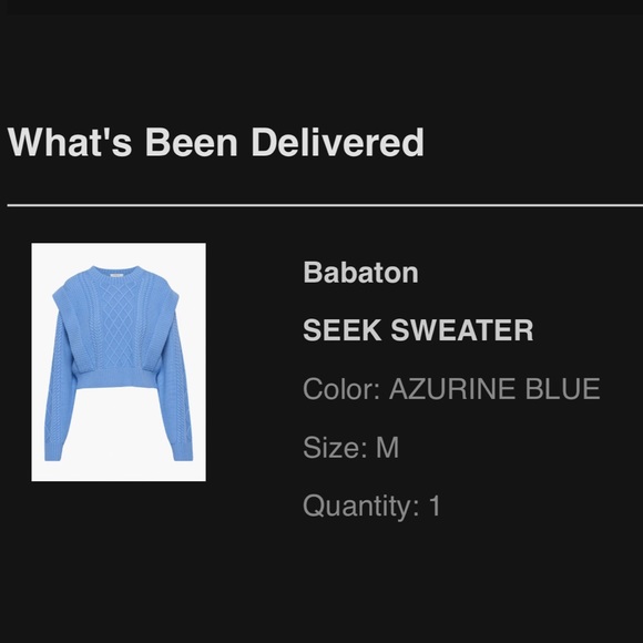 Aritzia Seek Sweater BNWT - Picture 5 of 5